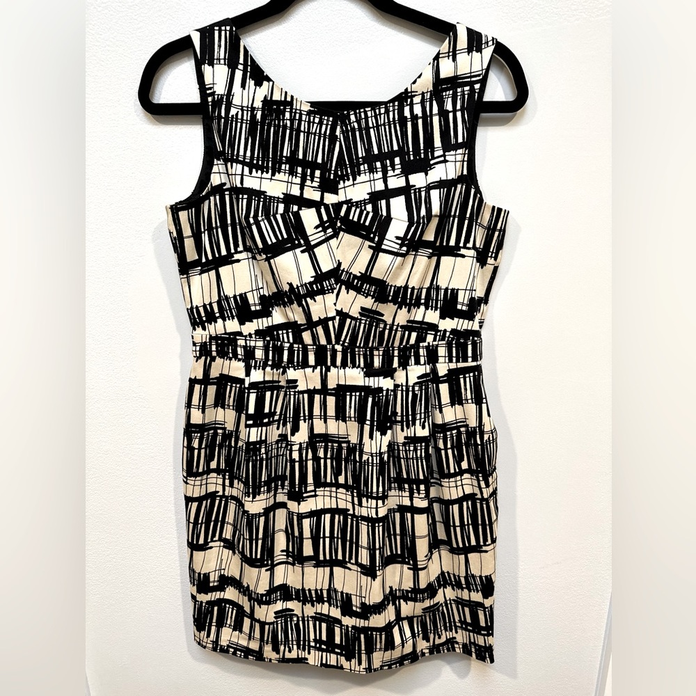 Coast Dress - size 8 - black and cream - weddin - cocktail dress